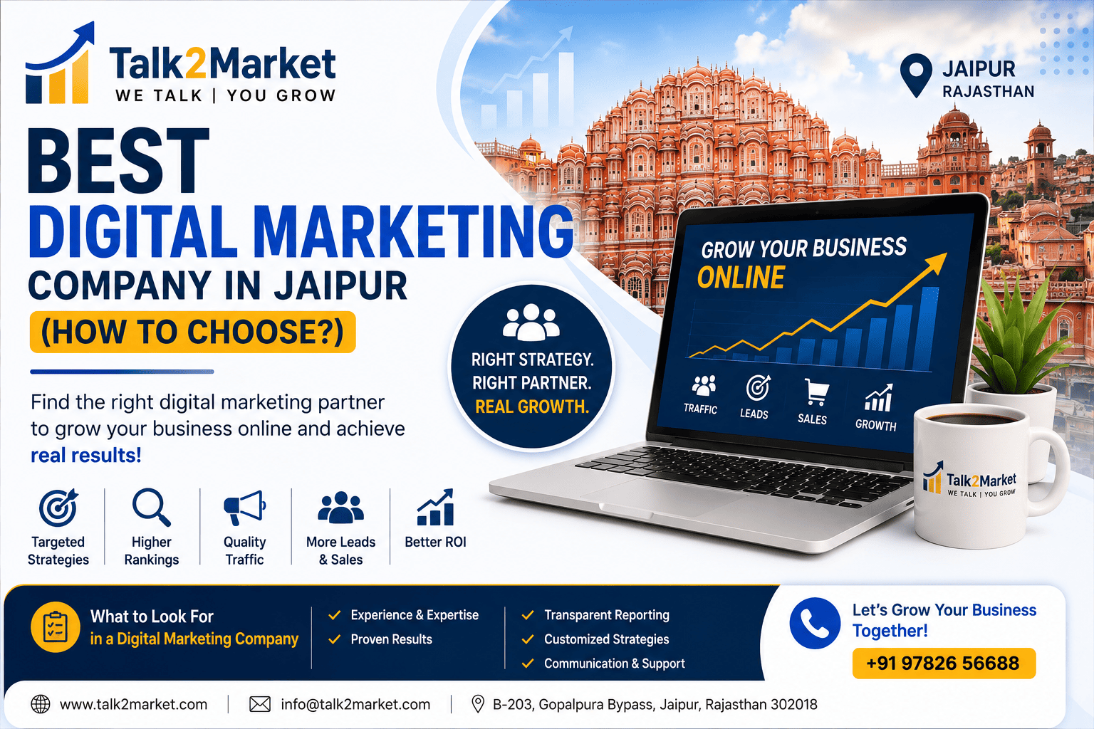 Best Digital Marketing Company in Jaipur (How to Choose the Right One for Your Business?)